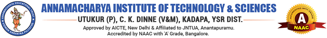 ANNAMACHARYA INSTITUTE OF TECHNOLOGY & SCIENCES