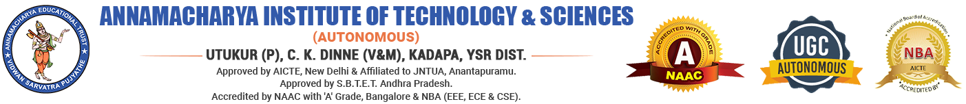 ANNAMACHARYA INSTITUTE OF TECHNOLOGY & SCIENCES