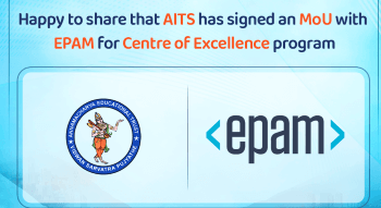 AITS has Signed an MoU with EPAM for Centre of Excellence Program