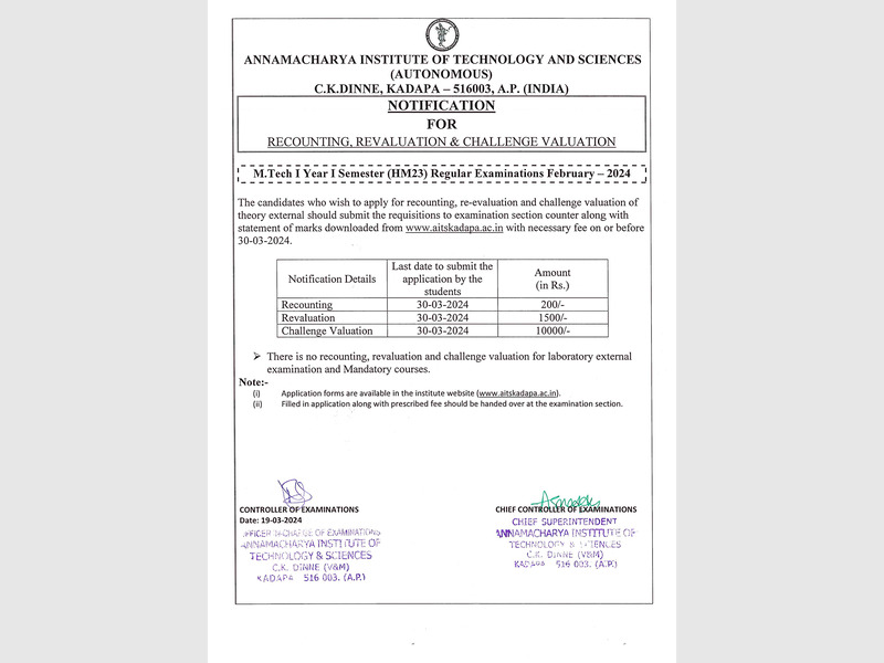 NOTIFICATION-FOR-RC-RV--CV-FOR-MTECH-I-YEAR-I-SEMESTER-HM23-REGULAR-EXAMINATIONS-FEB-2024