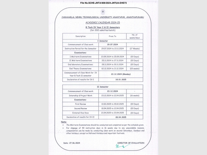 I-B.Tech- I & II SEM